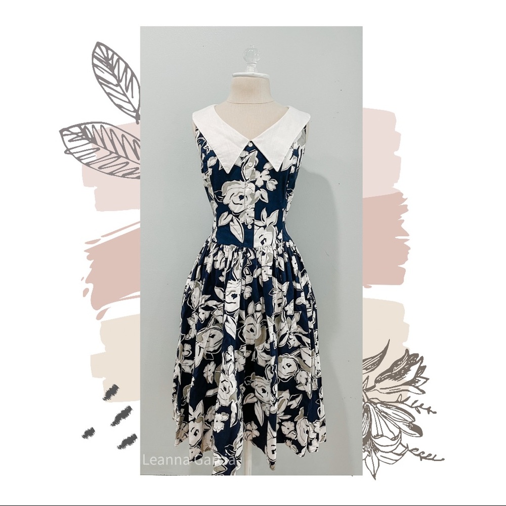 Vintage Robbie Bee Floral Dress
